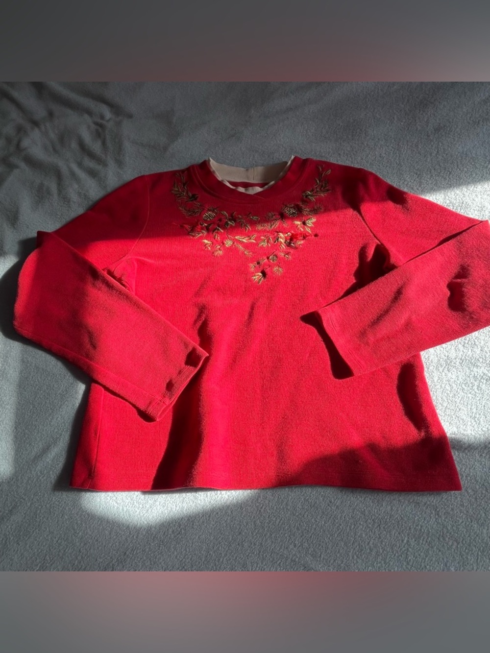 Allison Dailey Petite Women’s Embroidered Sweater Size PS/P